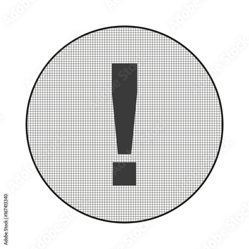 Gitter-Icon Rufzeichen