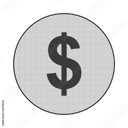 Gitter-Icon Dollar Symbol