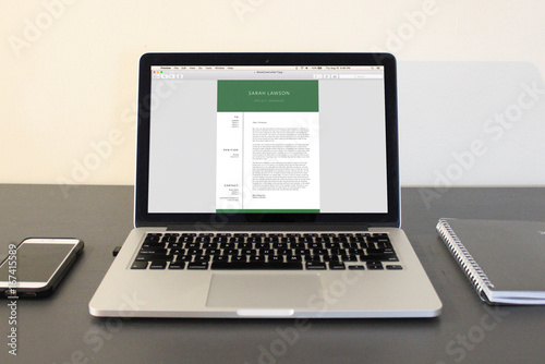 cover letter laptop