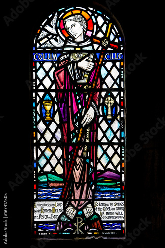 Fotografiet Iona Abbey - Stained Glass