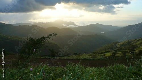 View point attraction of  Khaoko and Phu Tub Berg, Phetchabun, Thailand. photo