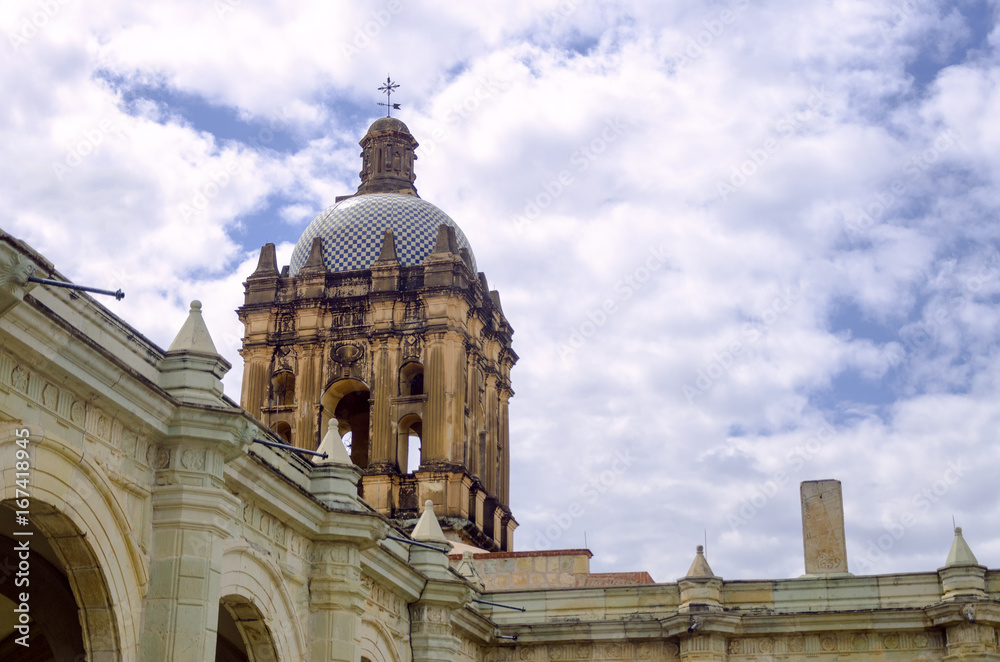 Roof of the Santo Domingo Temple in Oaxaca