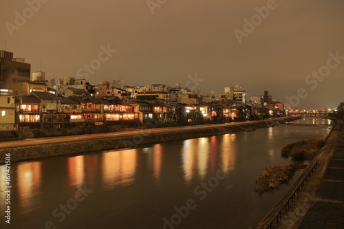 京都鴨川風景