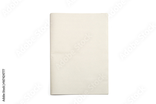 Blank Newspaper with isolated background