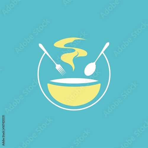 Logo food. Bistro, cafe logo