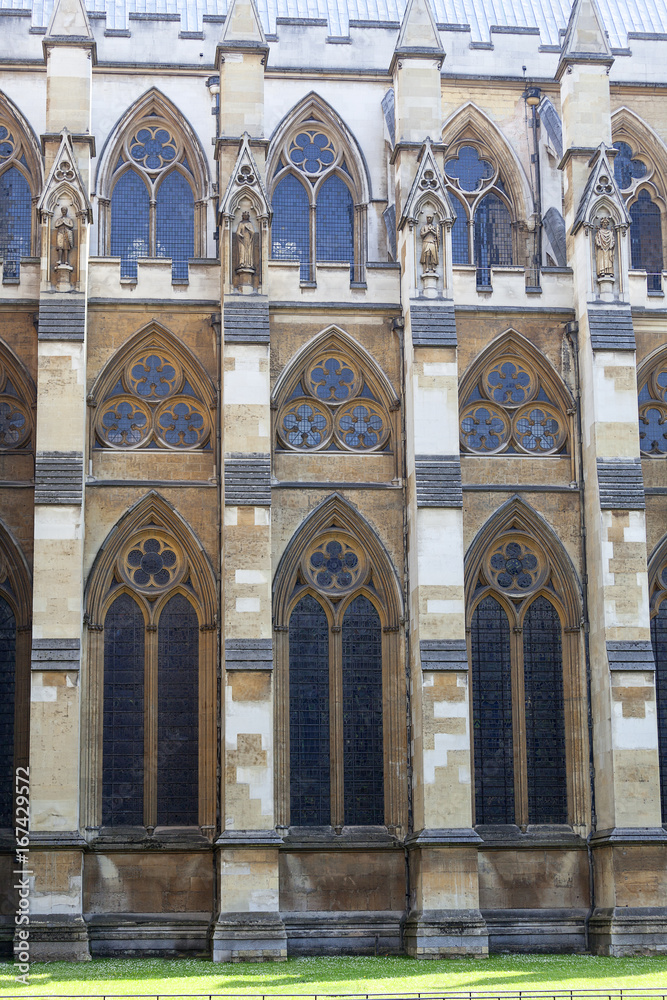 Westminster Abbey, one of the most important Anglican temple , London, United Kingdom.