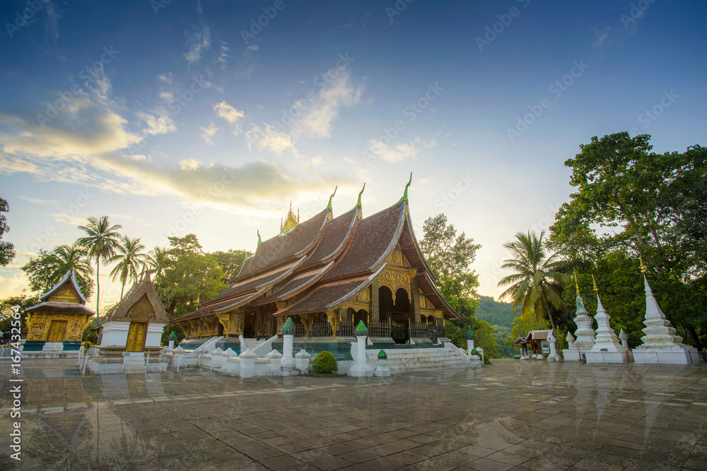 Wat Xieng Thong (Golden City Temple) in Luang Prabang, Laos. Xieng Thong temple is one of the most important of Lao monasteries, Amazing in Laos. Wat Xieng Thong (Golden City Temple) in Luang Prabang, Laos. Xieng Thong temple is one of the most important of Lao monasteries, Amazing in Laos.