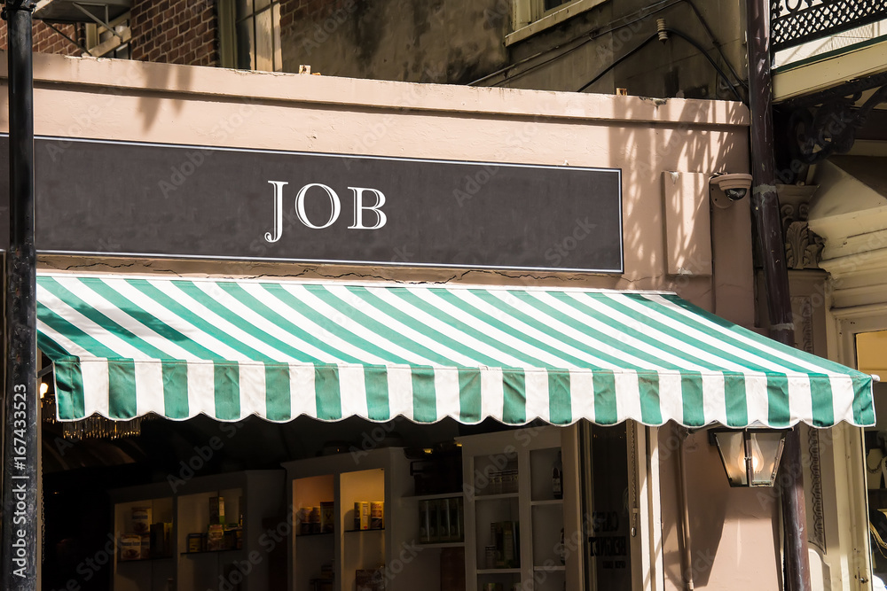 Obraz premium Schild 276 - Job