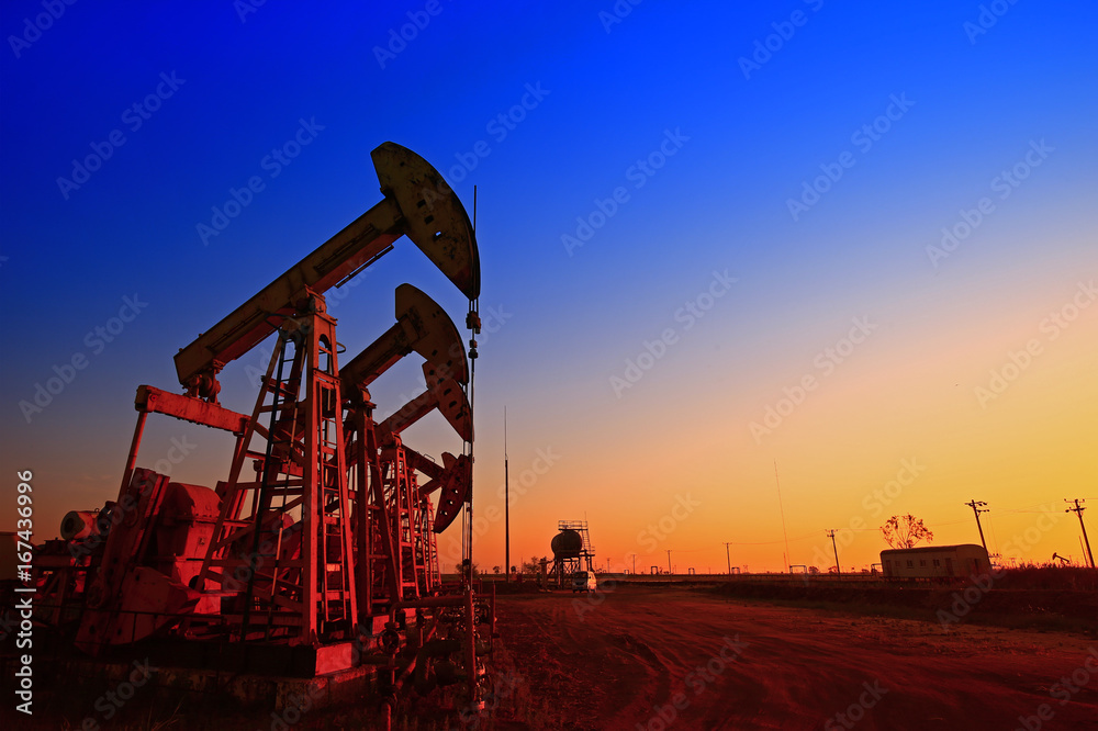 The oil pump, industrial equipment The oil pump, industrial equipment