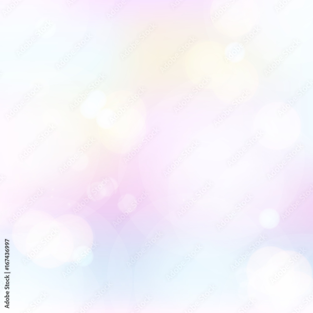 romantic pastel pink blue yellow colored bokeh effect vector background romantic pastel pink blue yellow colored bokeh effect vector background