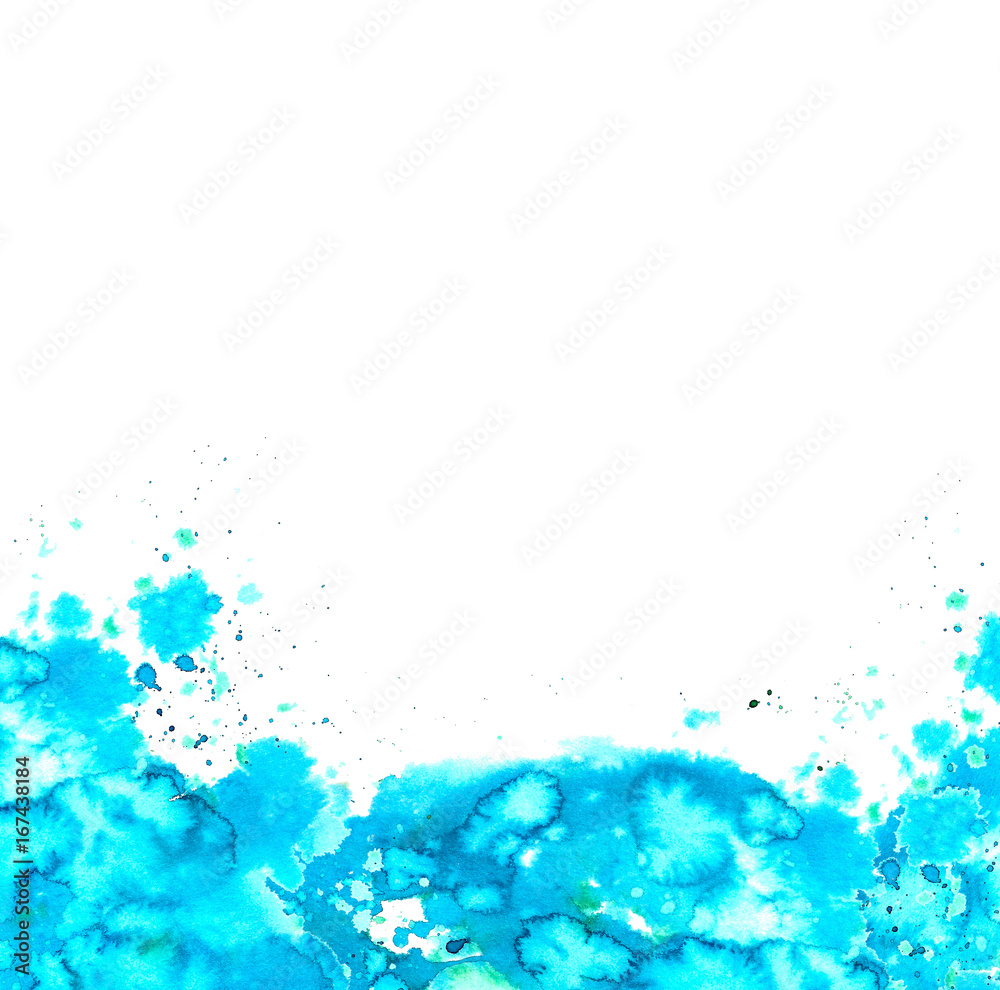 Watercolor splash design