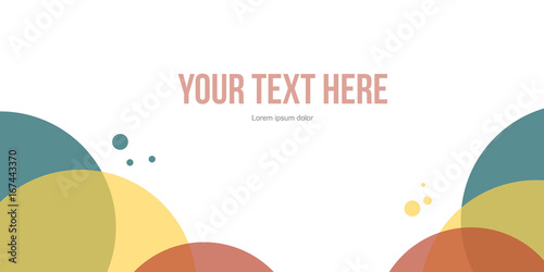 Design bubble abstract header website