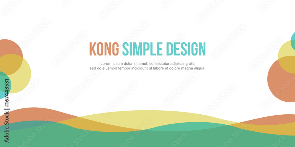 Header website colorful modern style