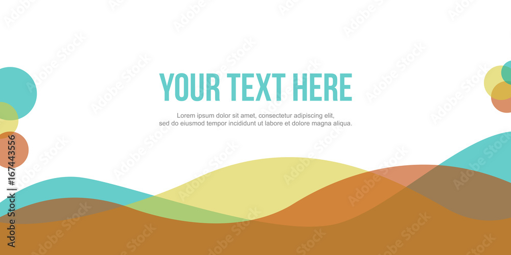 Collection stock header website abstract design