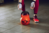 Training with kettlebell