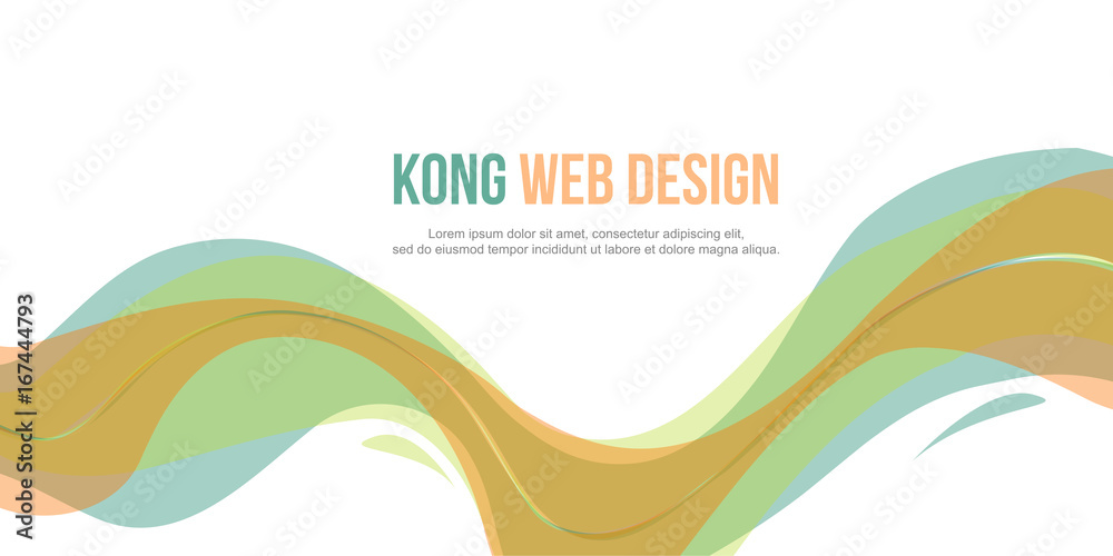 Header website abstract design elegant style