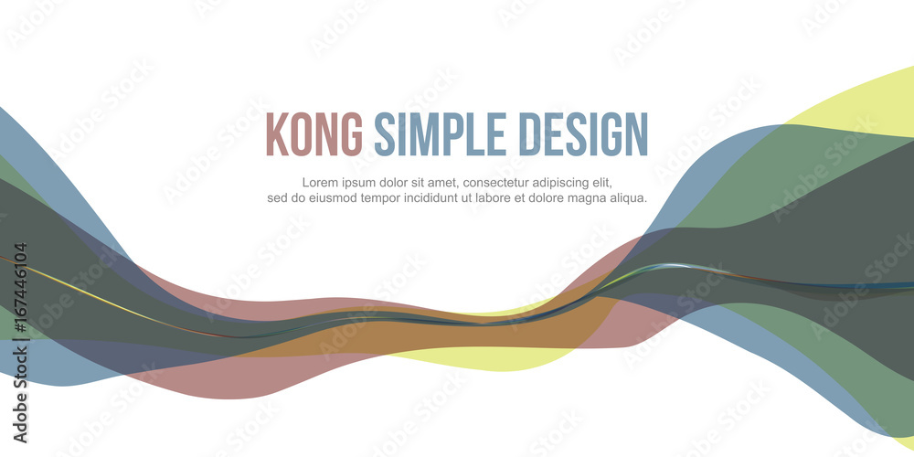 Colorful elegant style Banner header website abstract