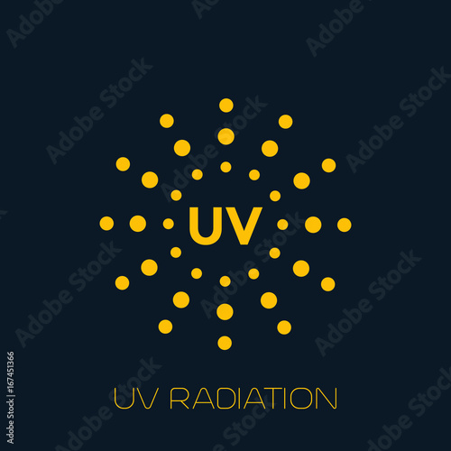 UV radiation icon