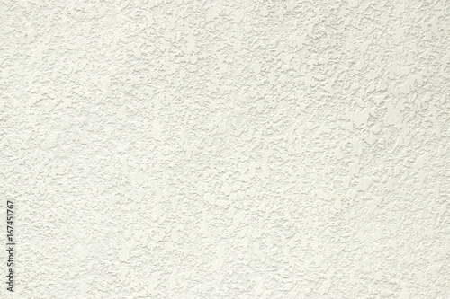 White stucco wall background. White painted cement wall texture