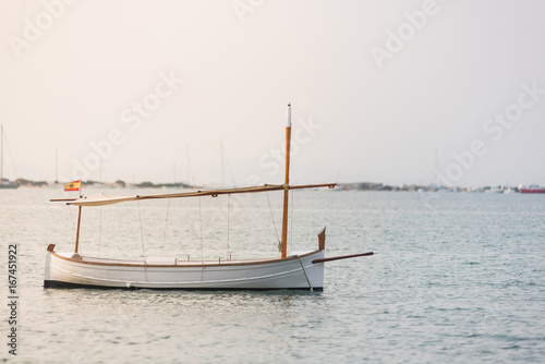 Typical boat of the Balearic Islands. Spain