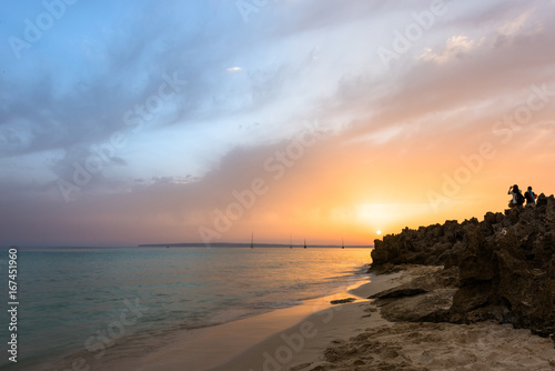 Sunset on a Formentera beach. Spain © Sebas