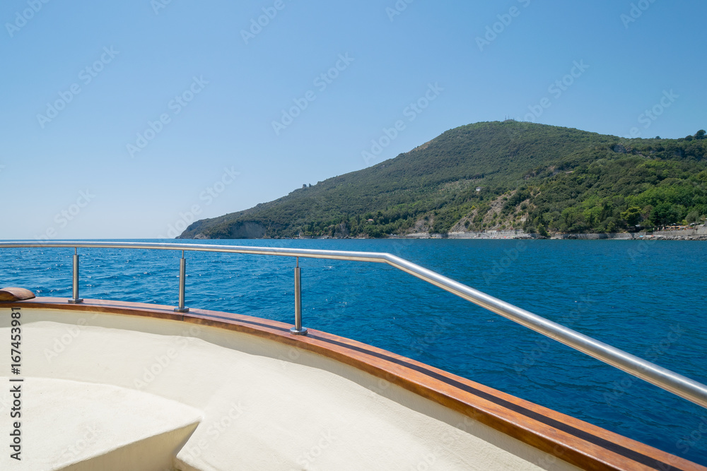 Boat along the coast