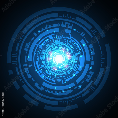 Vector abstract background technology concept.