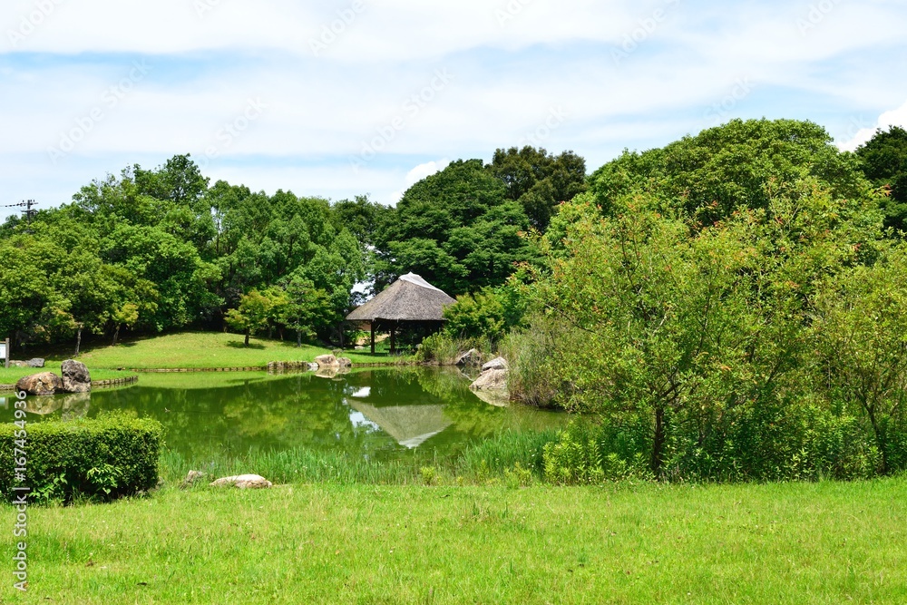 Obraz premium 矢橋帰帆島公園