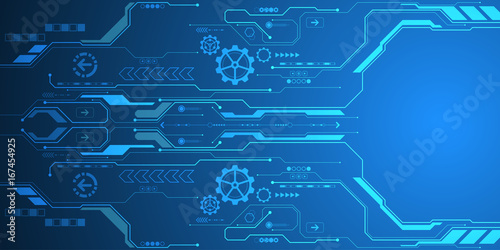 Vector abstract background technology concept.