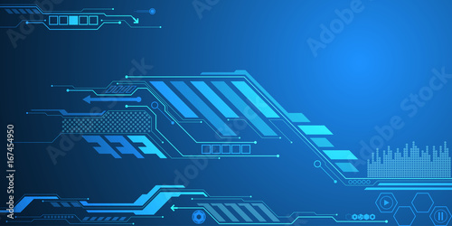 Vector abstract background technology concept.
