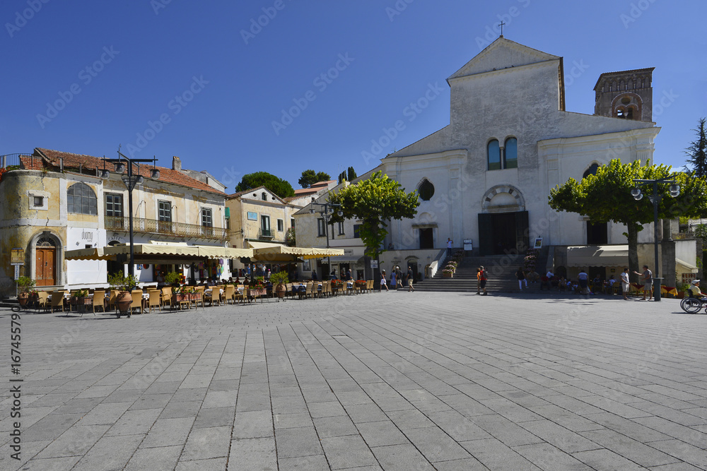 Amalfitan coast, Ravello; the main square.