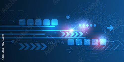 Vector abstract background technology concept.