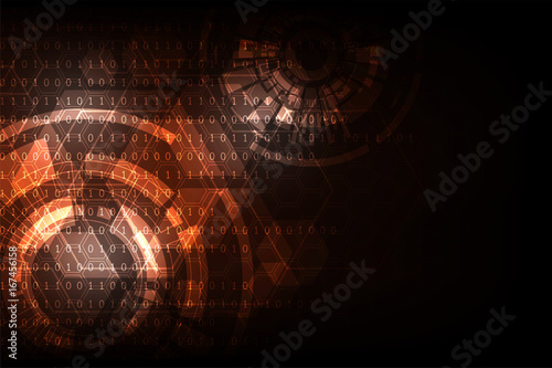 Vector abstract background technology concept.