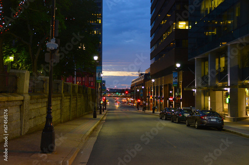 Brunswick Street at Night, Halifax (Canada) photo