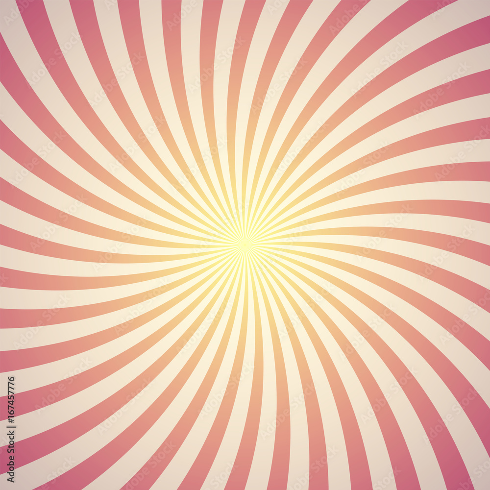 Red sunburst background. Vector Red sunburst background. Vector