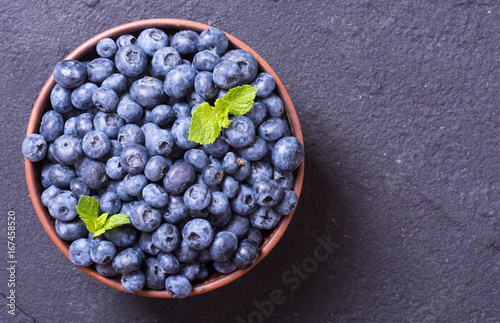 Blueberry in bowl