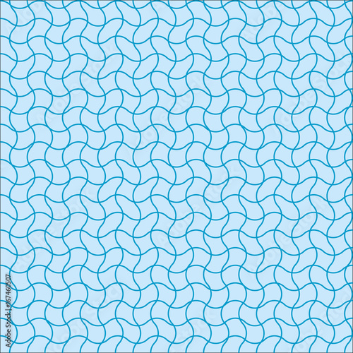 Wavy mesh background. Seamless intersecting wavy lined texture. Vector illustration.