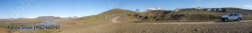 panorama straße f35 ins kerlingarfjöll, island