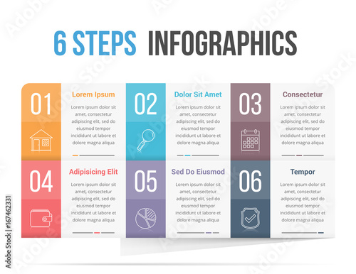 Six Steps Infographics