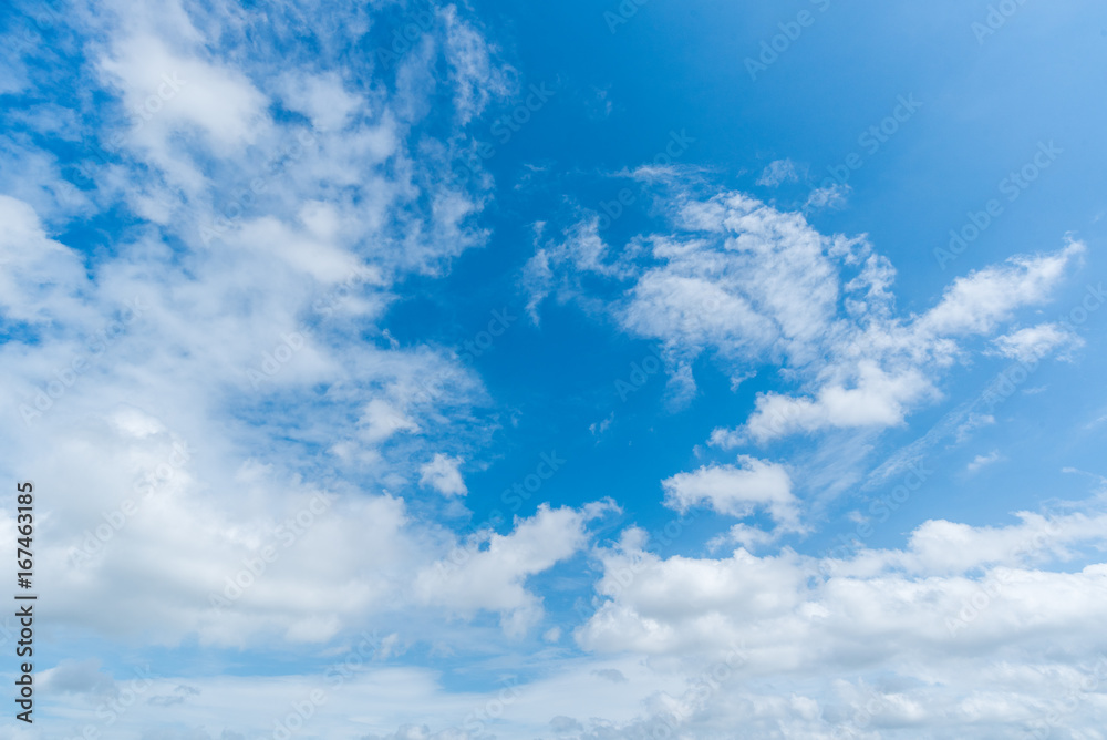Obraz premium clear blue sky background,clouds with background.