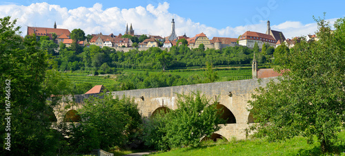 Tableau sur toile Rothenburg ob der Tauber, Germany