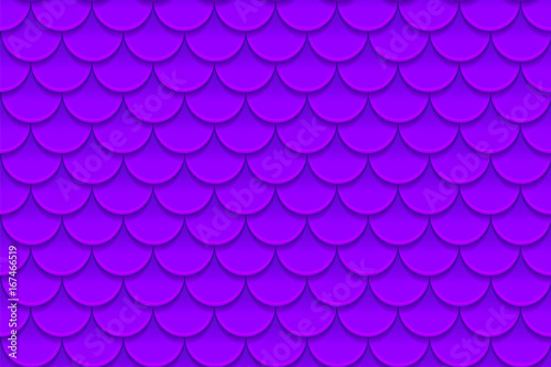 Seamless pattern of colorful violet purple fish scales. Fish scales, dragon s...