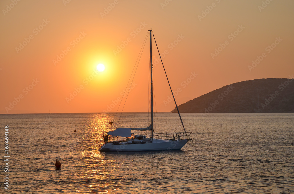 Katapola, Amorgos island. Greece