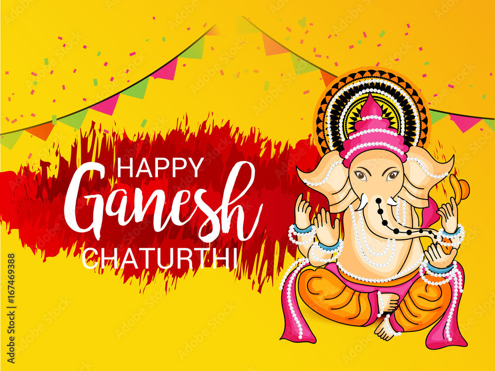 Fototapeta premium Ganesh Chaturthi.