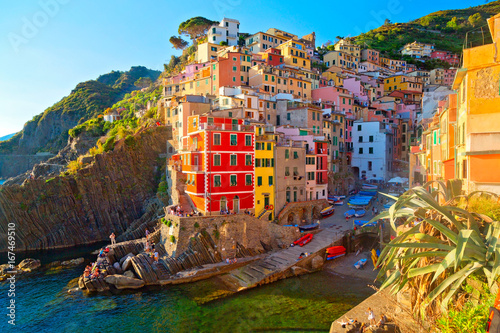 Canvas Print Riomaggiore, Italien