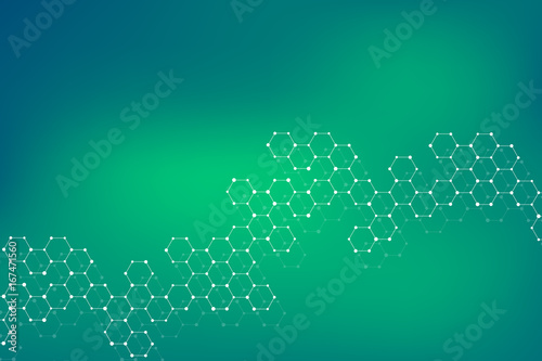 Molecule dna, genetic and chemical compounds, illustration