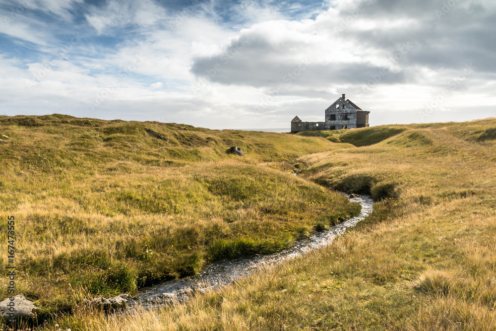 Verlassenes Haus bei Dagverðará auf der Snaefellsnes Halbinsel