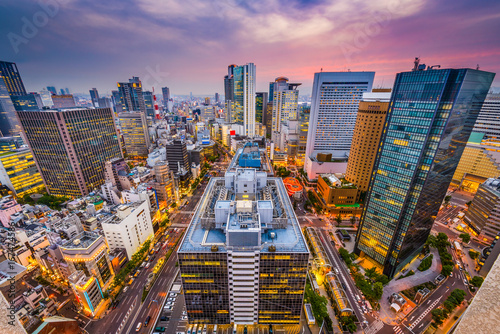 Osaka, Japan Cityscape.