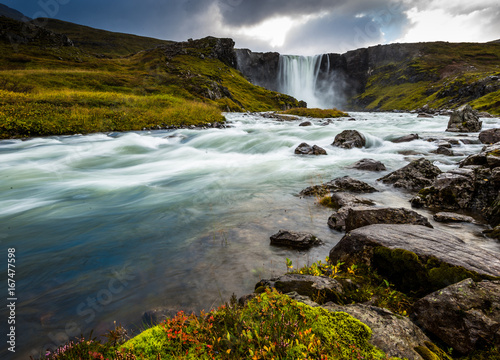 Gufufoss Wasserfall nahe Seydisfjördur in Island