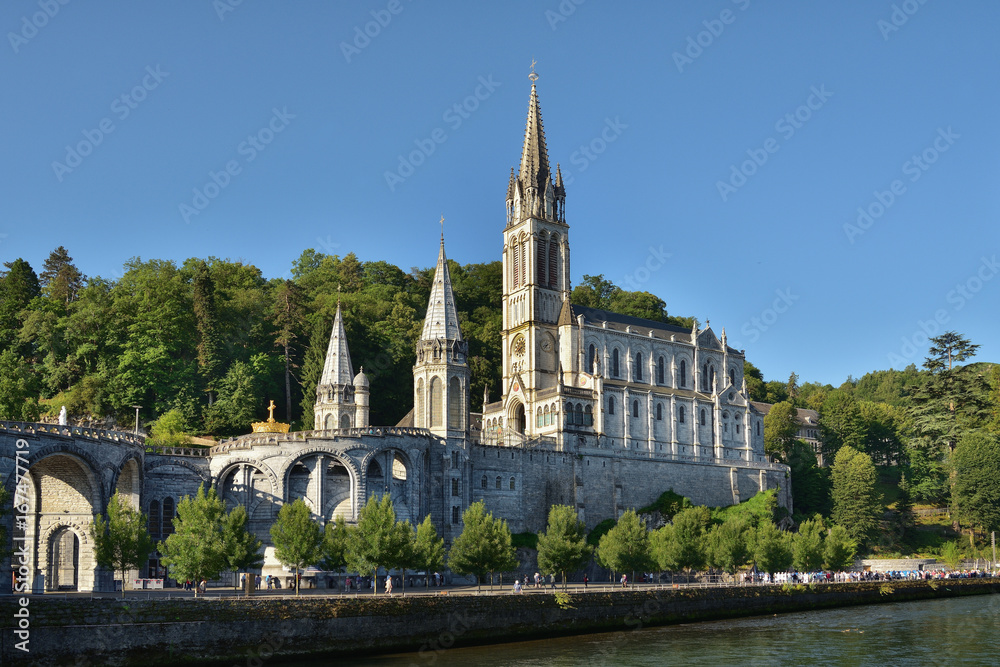 Wallfahrtsort Lourdes in Frankreich